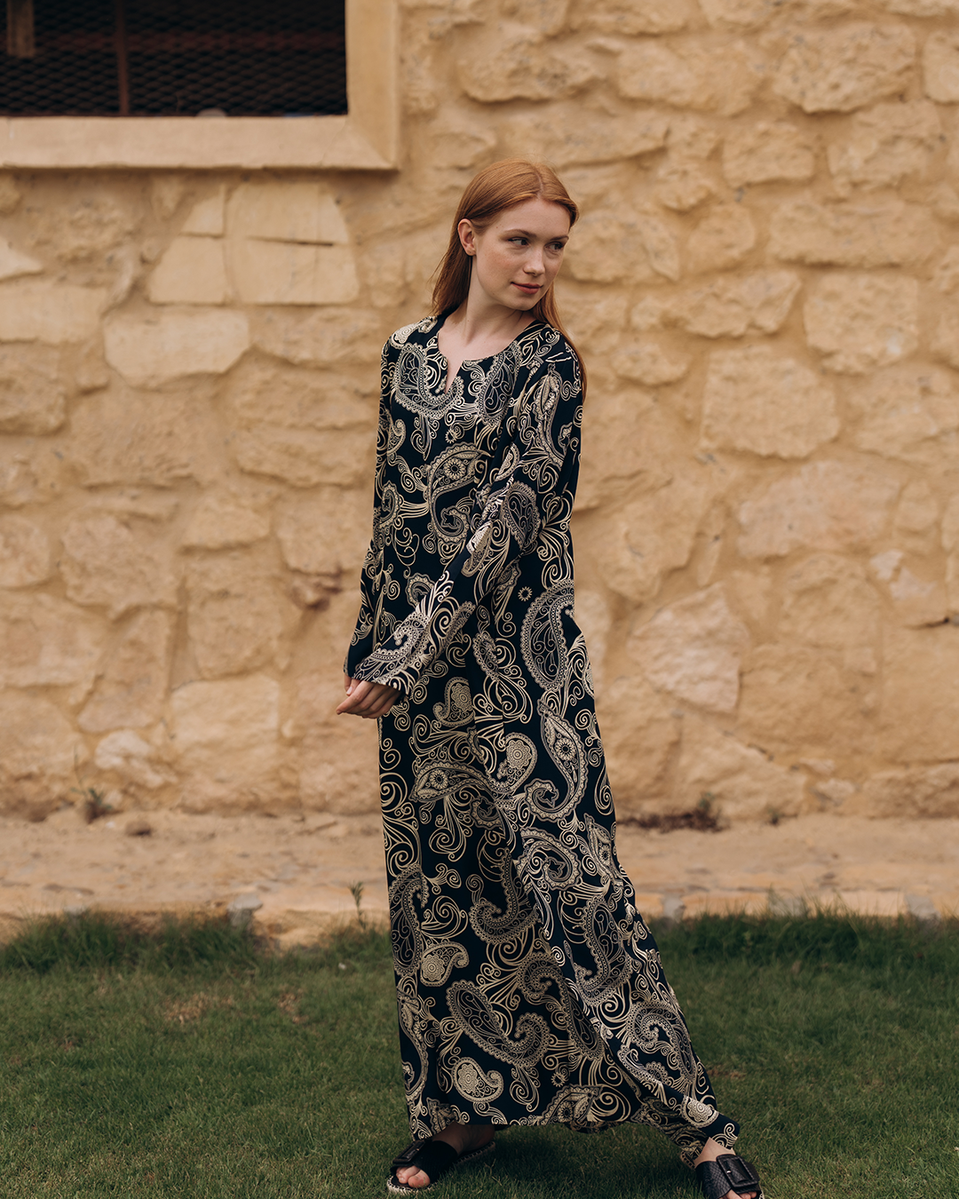 Viscose shirt with floral sleeves 52