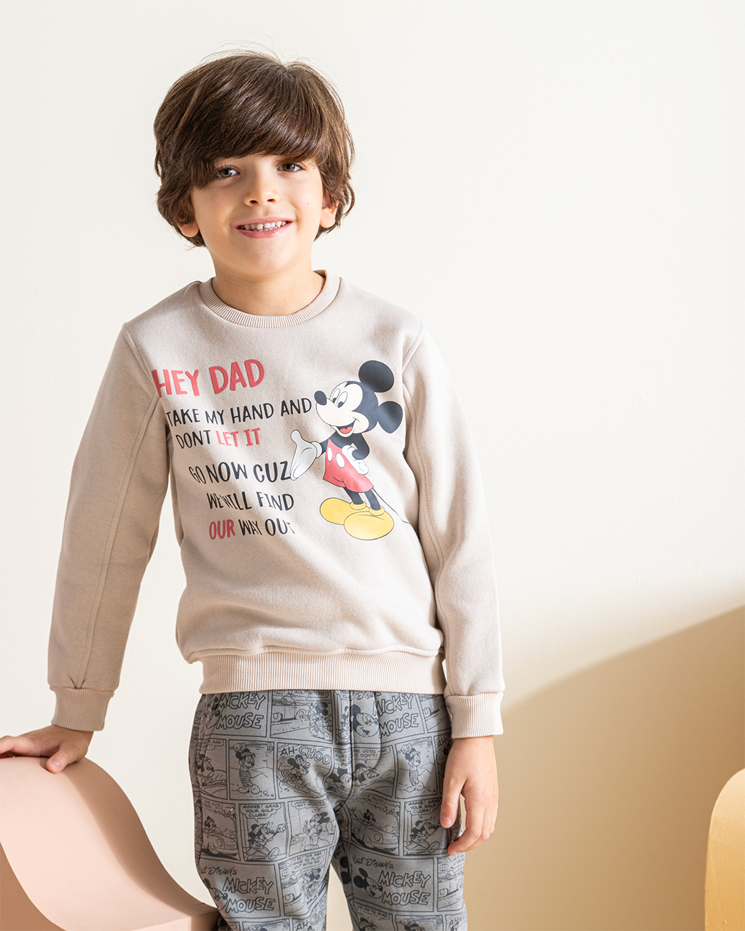 hey dad بيجامه اولادي ميكي