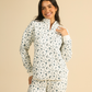 Floral Quilted Women Pajama in snow Colors