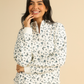 Floral Quilted Women Pajama in snow Colors
