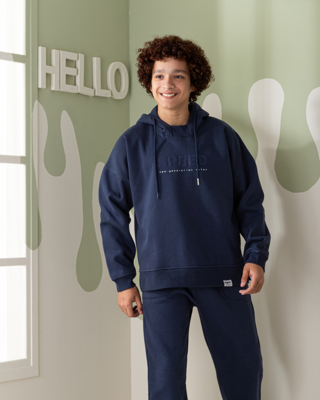 Boys Sportive Set with hood Speed
