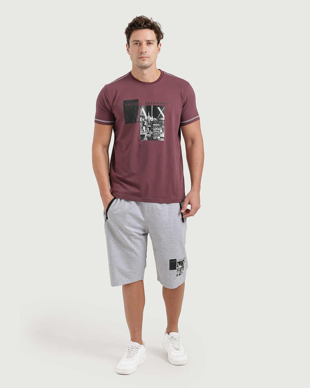 Survêtement for hommes, demi-manches, pantaloons