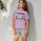 Girls' Garfield pajama shorts