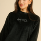 Pajama set in black pearl nights