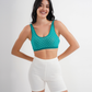2S soft bra, wide strap, printed