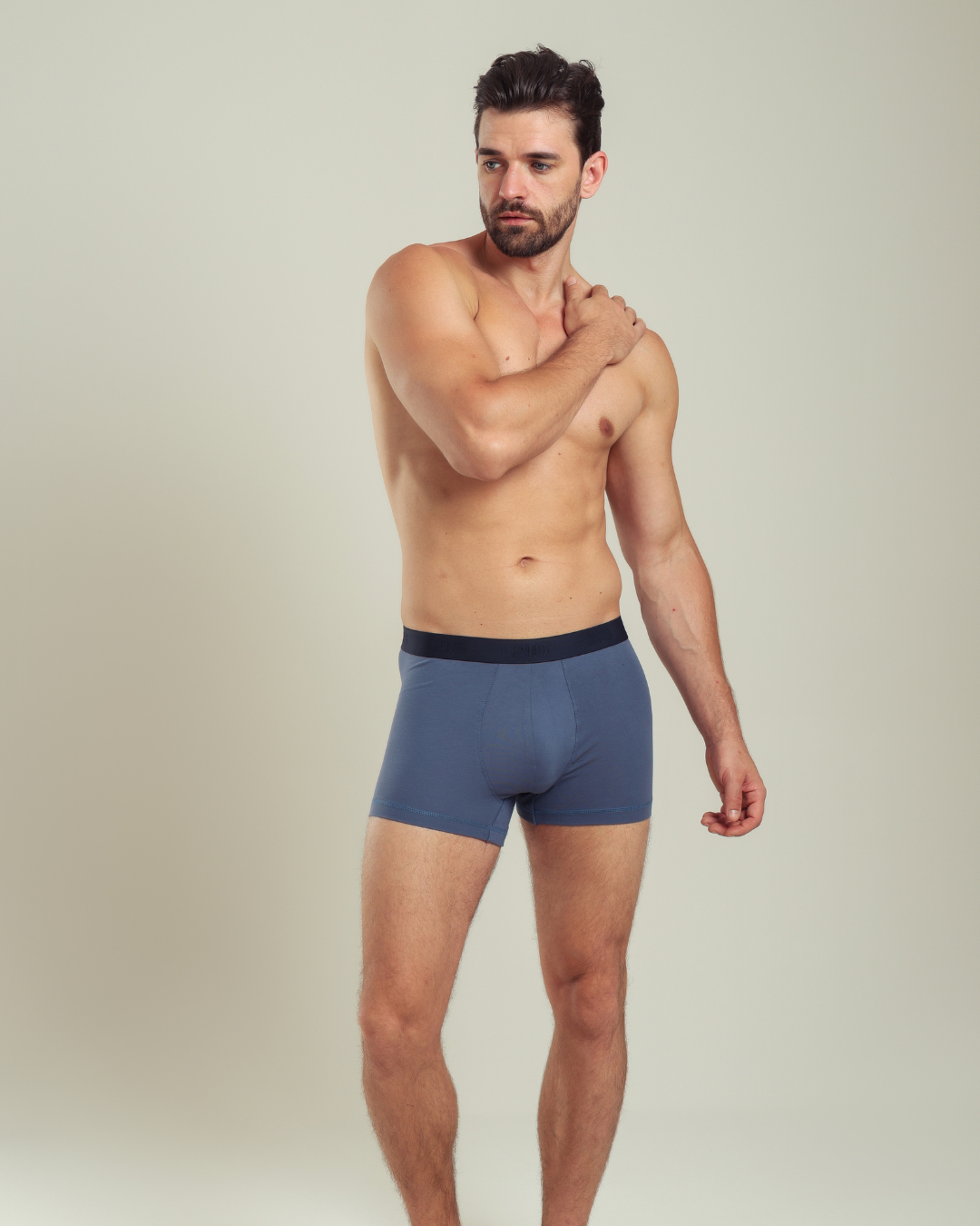 بوكسر رجالي سادة الوان