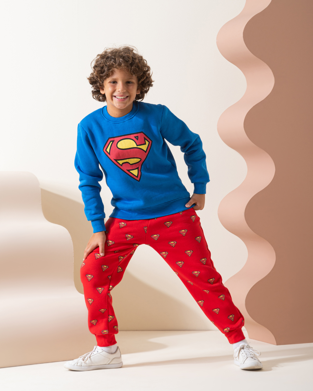 My boys Superman Royal pajamas