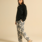 Pajama set in black pearl nights
