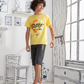 Surf print pajamas for boys