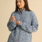 Floral Quilted Women Pajama in snow Colors