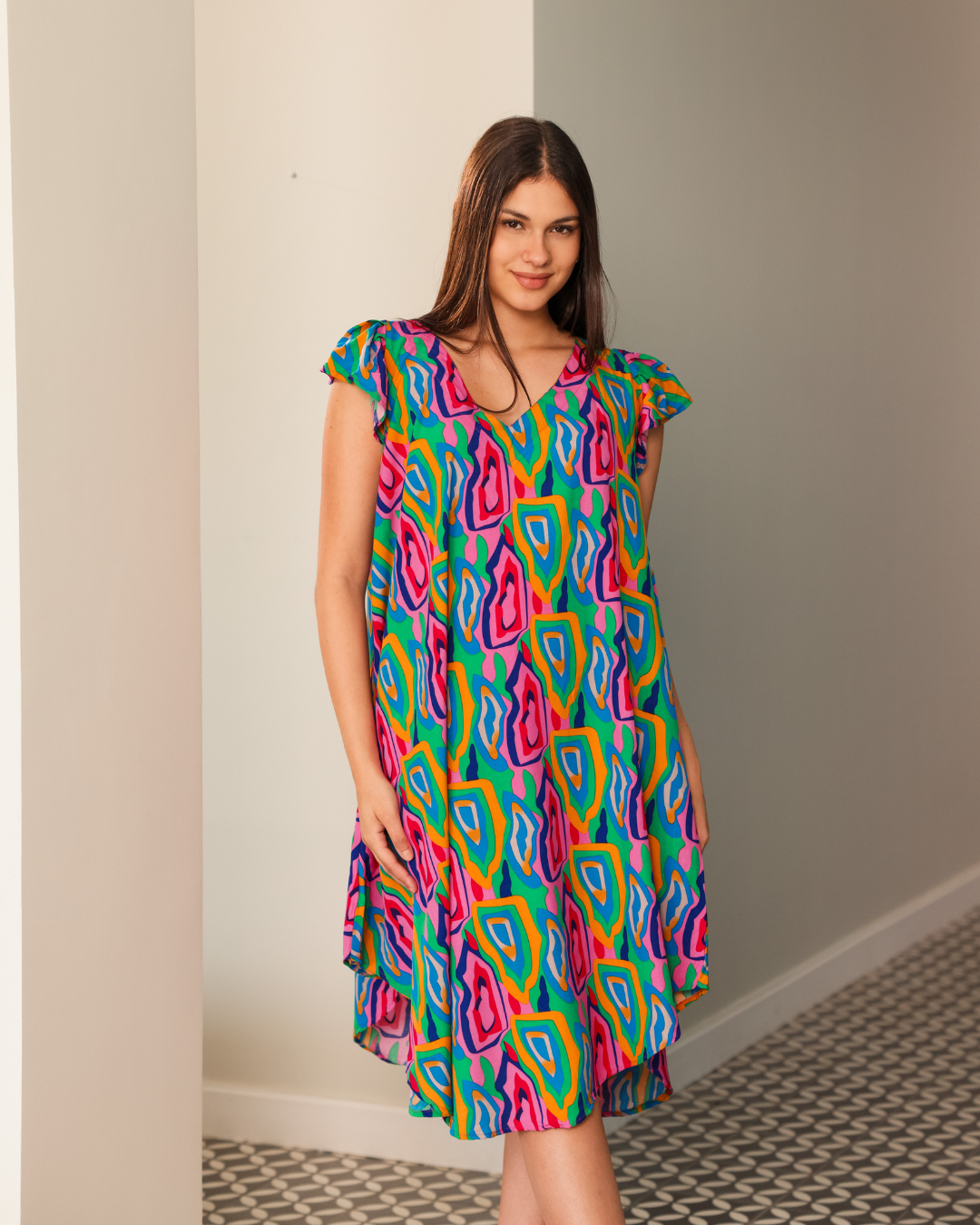 754 قميص فسكوز قصير