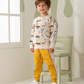 Zoo Animals Boys' Melton Cotton Pajamas
