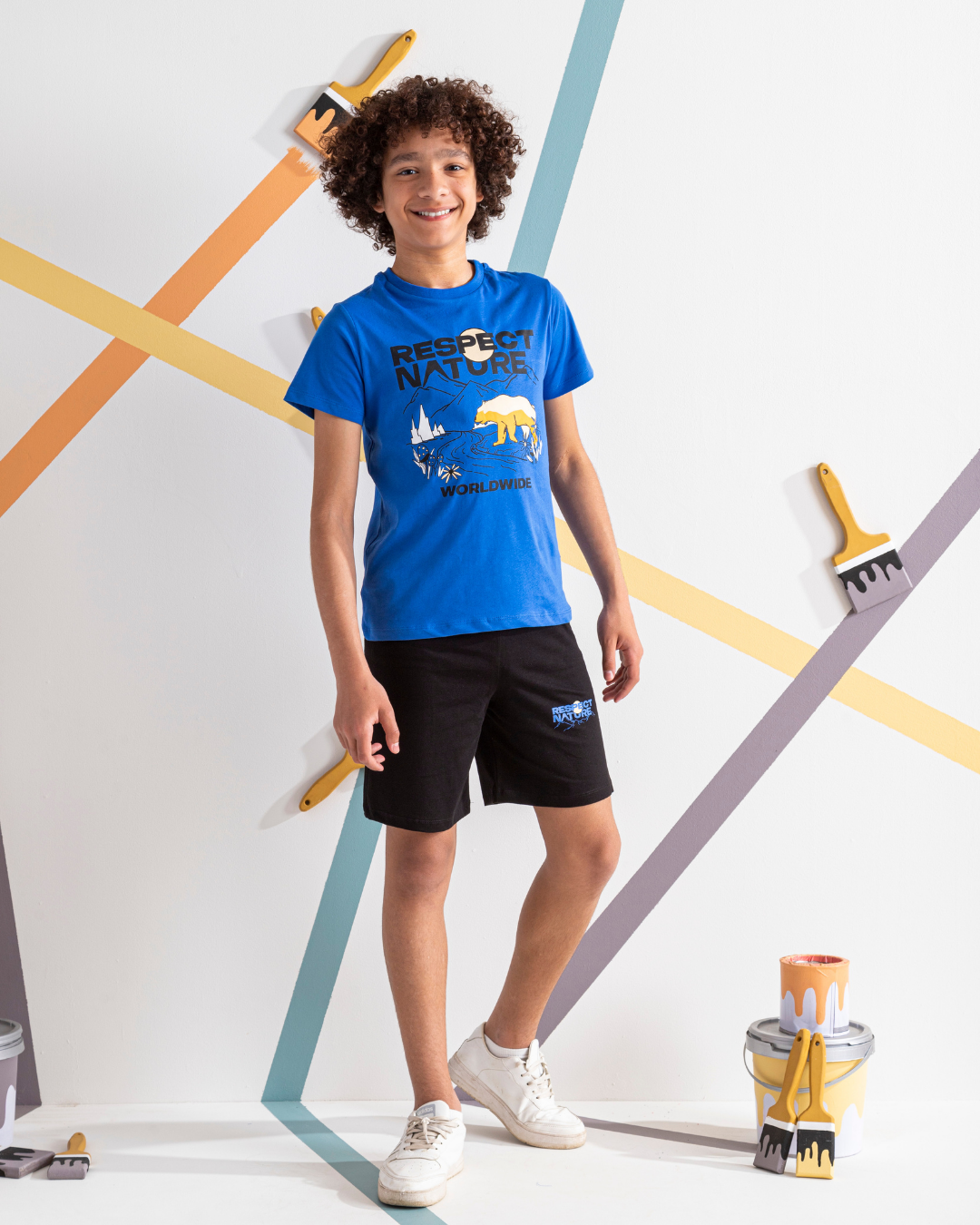 RESPECT NATURE Boys' short pajamas