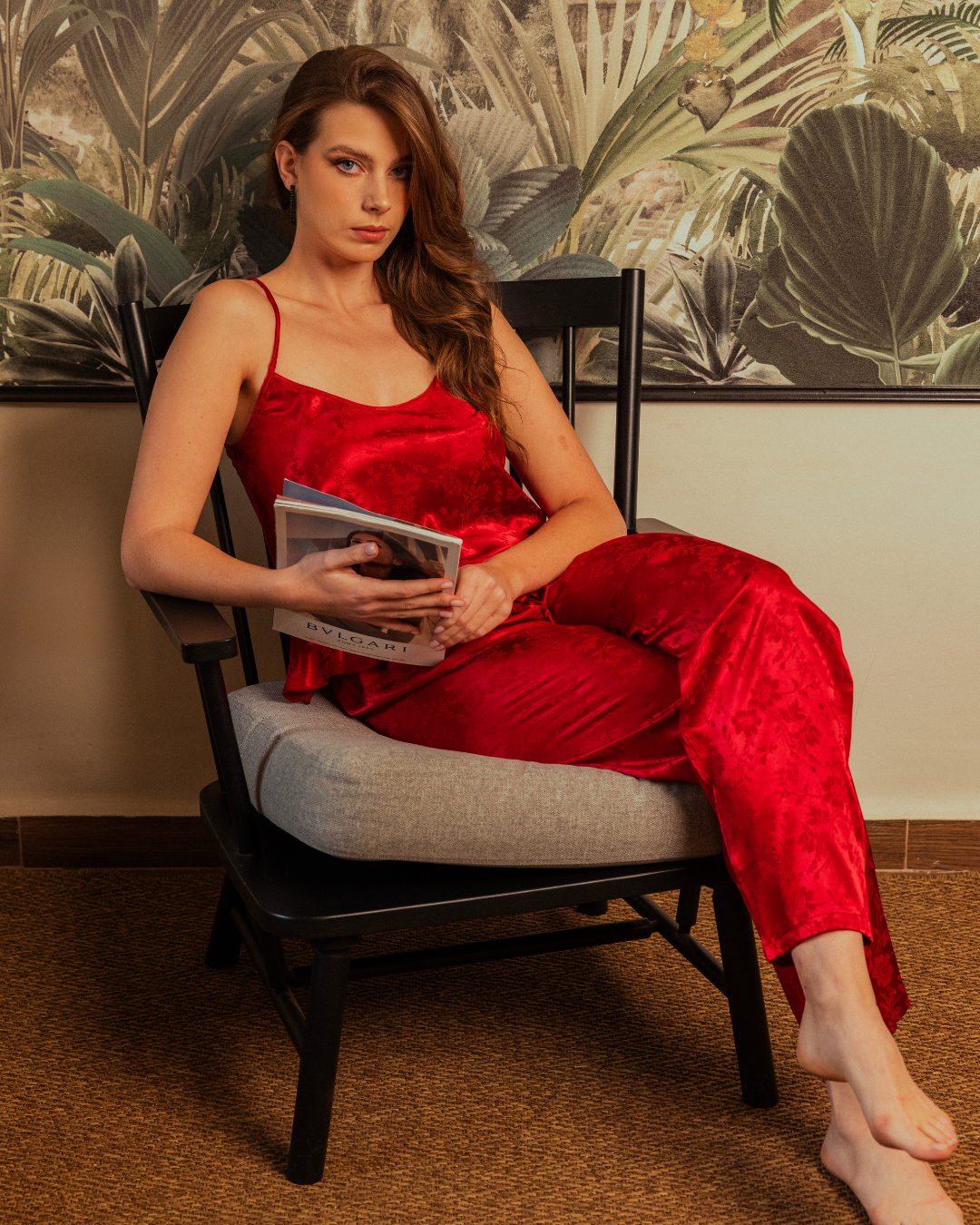 بيجامه حريمي ستان تيشرت حمالة وبنطلون