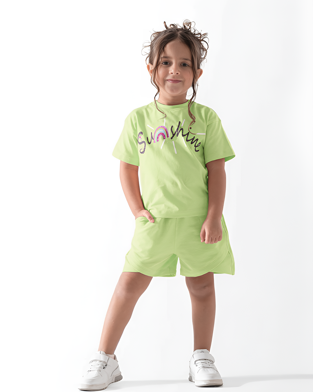 Baby girls rainbow sunbeam set