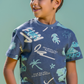 Boys street style pajama shorts