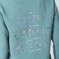 Joyfull girls' pajamas with confusing embroidery