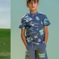 Boys street style pajama shorts