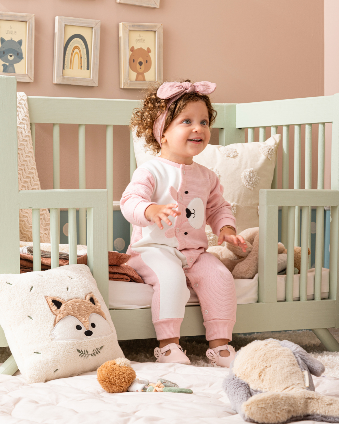 Pink Bunny سالوبيت بناتي كُم طويل