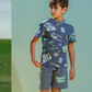 Boys street style pajama shorts
