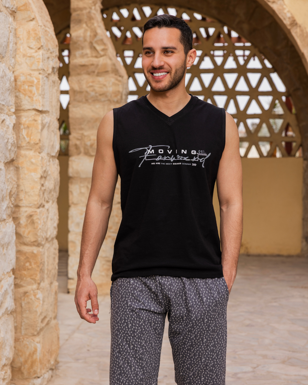 moving بيجاما رجالي كت و بنتكور