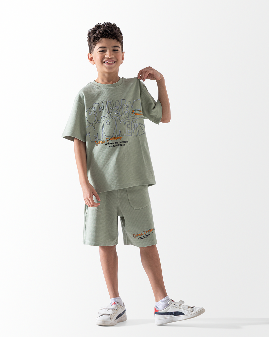 Boys' Kids Set Own Every Moment