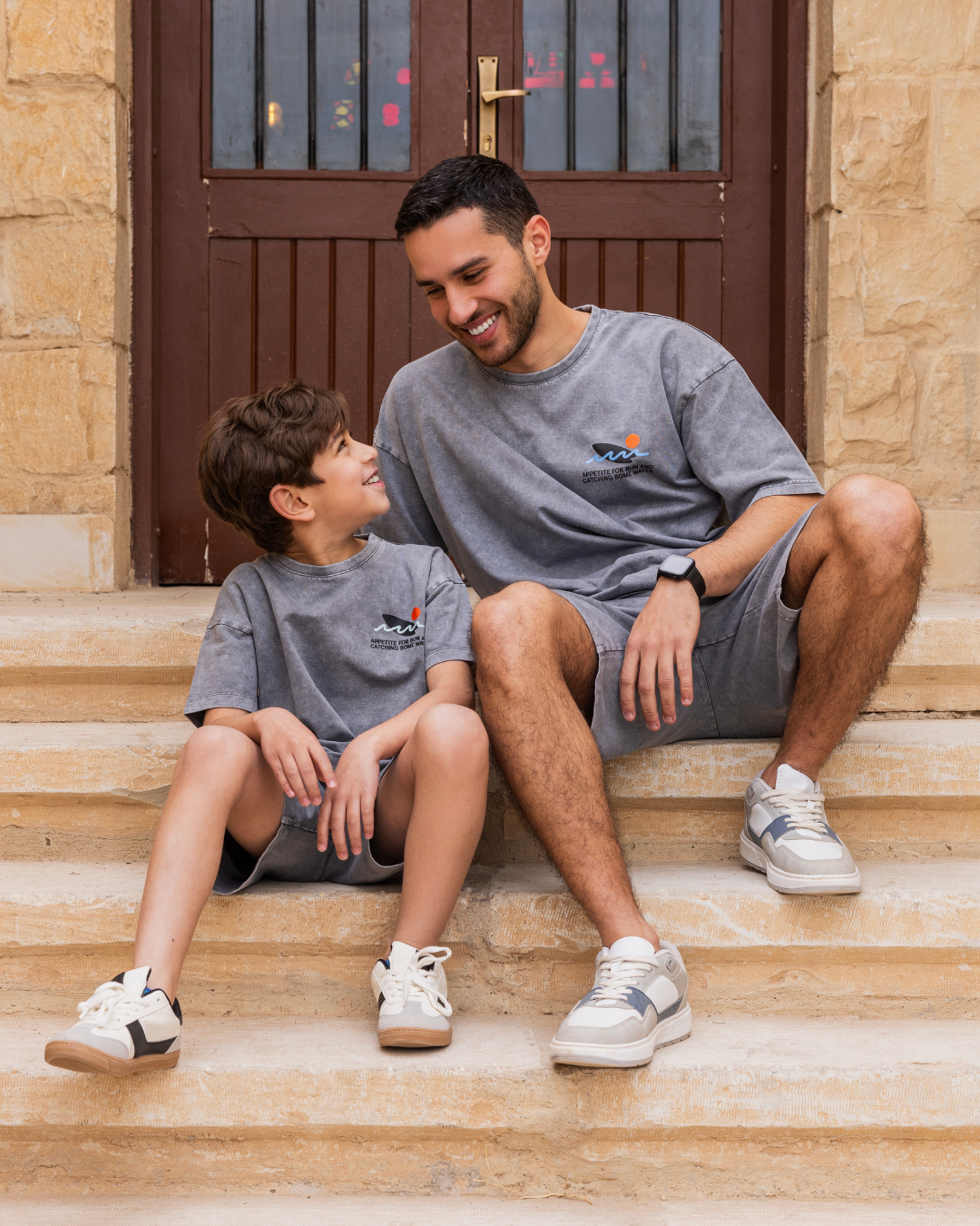 طقم  شورت سمر ميلتون تحجير شمس و مركب