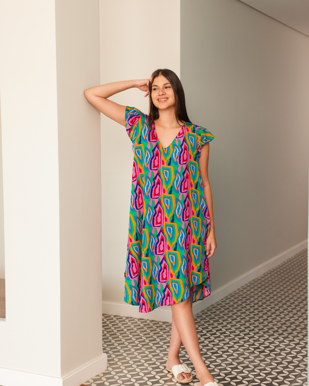 754 قميص فسكوز قصير