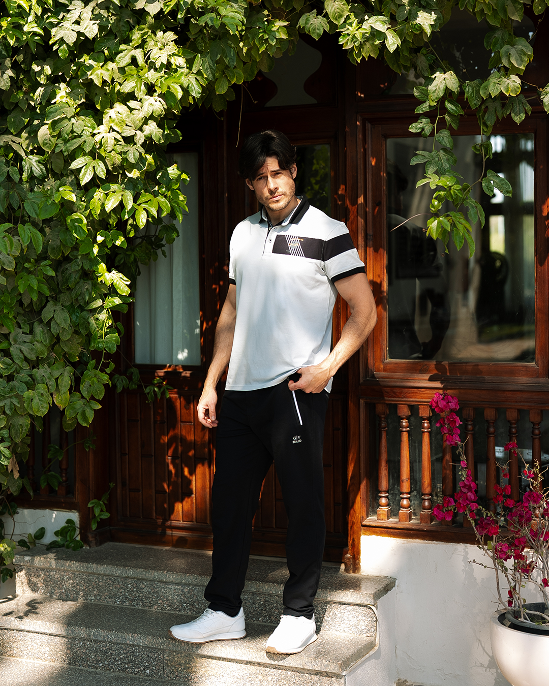 Comfortable men بيجاما رجالي نص كم بياقة و بنطلون