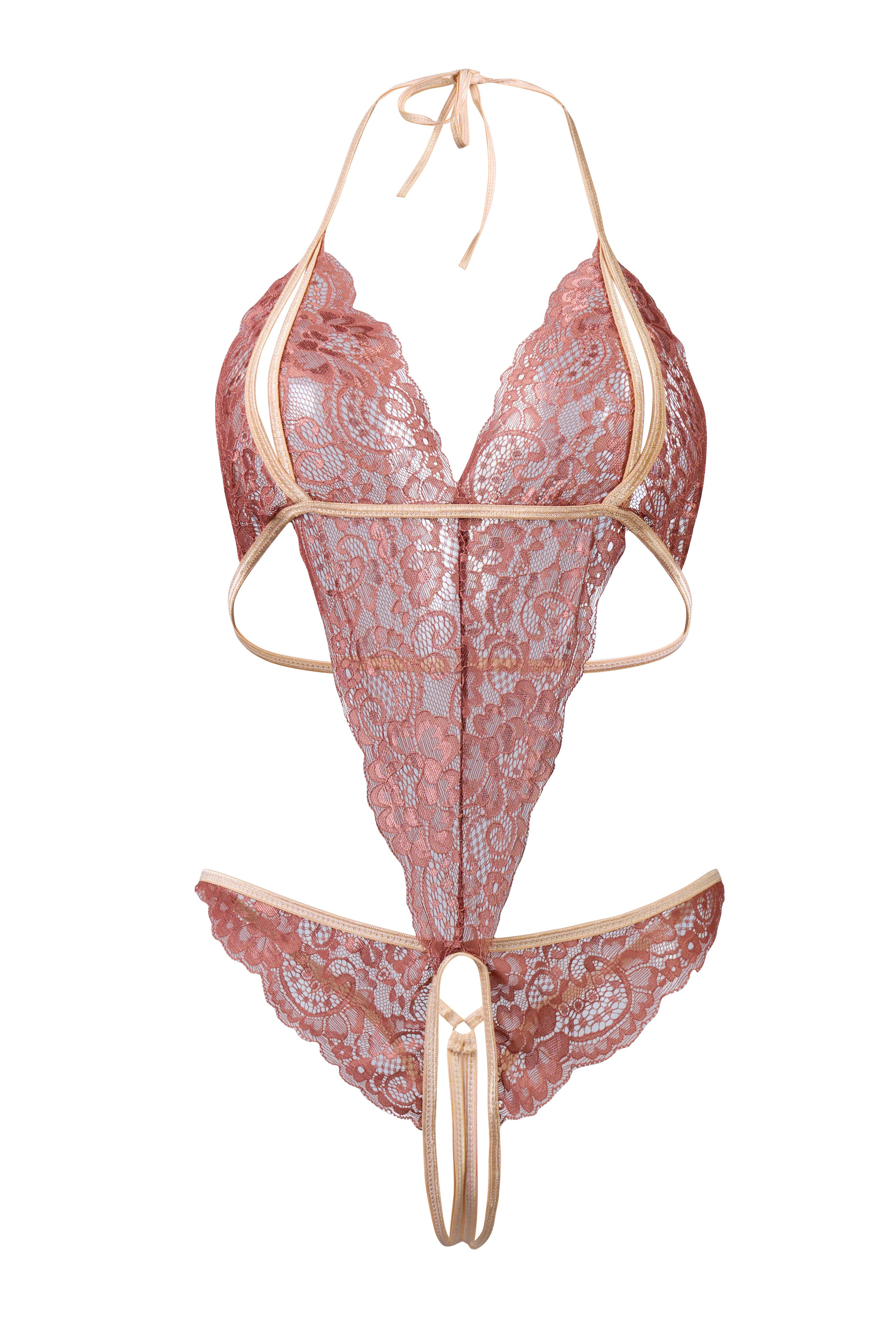 Y Kit D Bikini Connecté à la mousseline