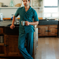 Men's Button-Up Pajamas with Toucan Print