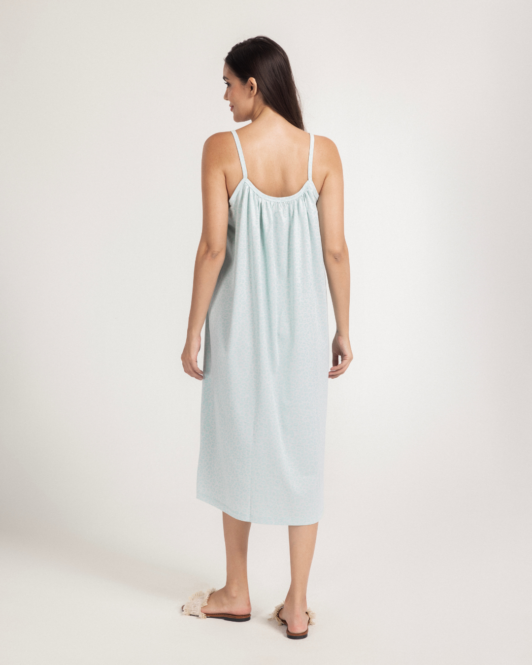 فستان حماله قطن مطبوع