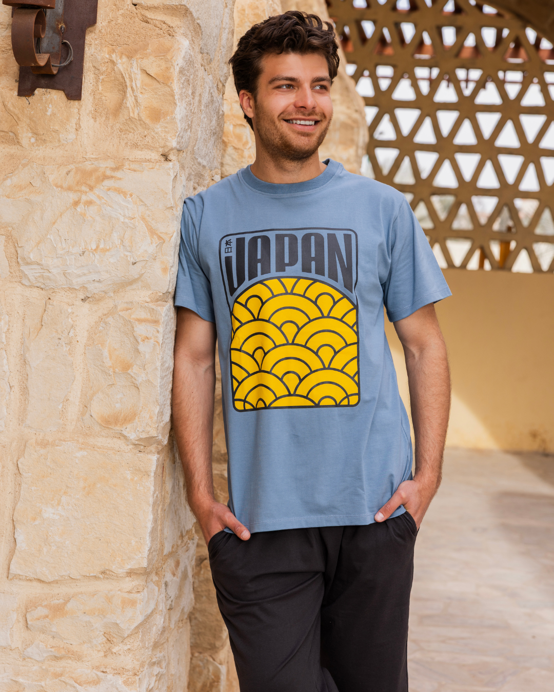 japan بيجاما رجالي نص كم و بنتكور