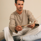 Textured Henley Pajamas