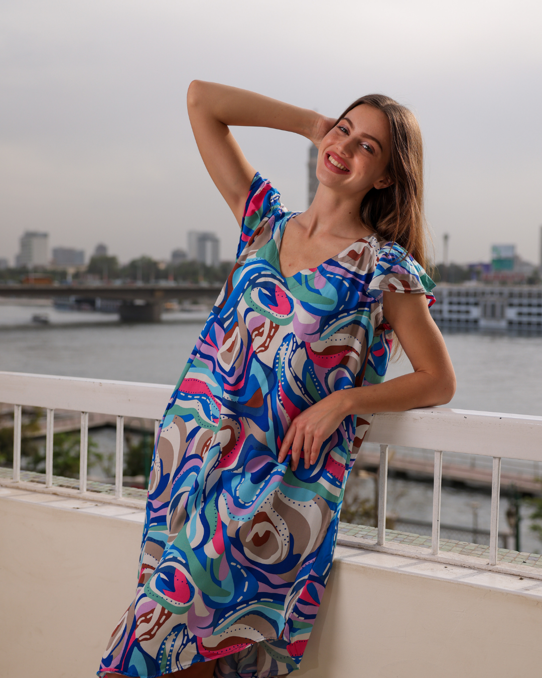 752 قميص فسكوز قصير