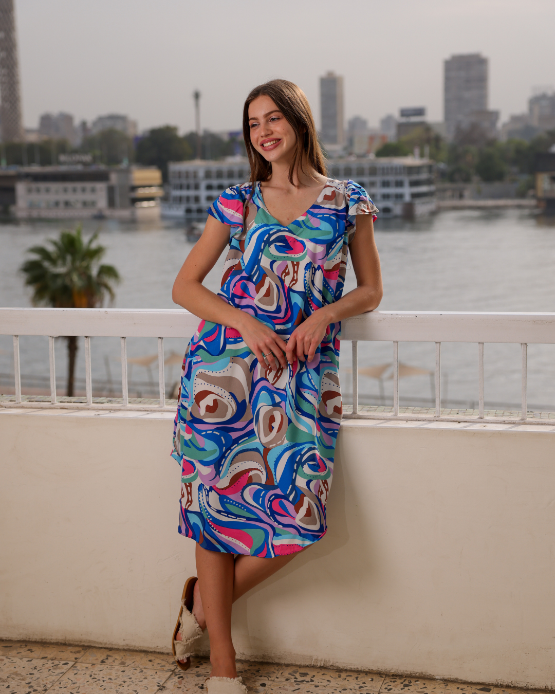 752 قميص فسكوز قصير