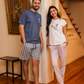 Eid Snoopy half sleeve pajamas shorts summer melton
