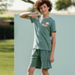 Pajama garçon hors ligne, demi leges, short