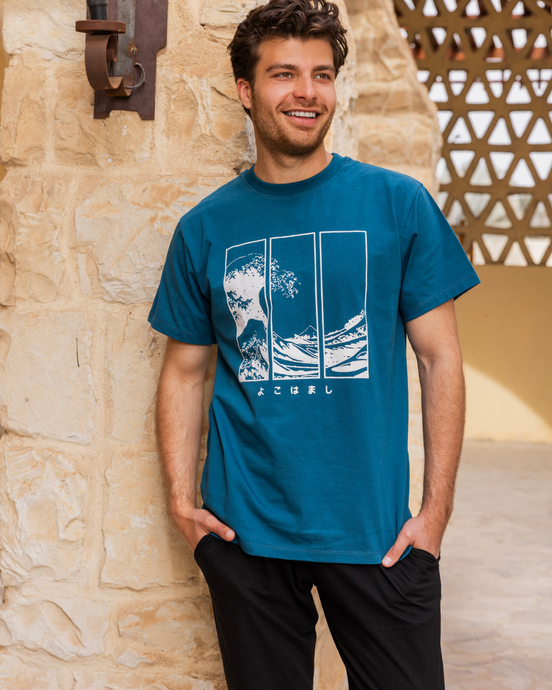 roads بيجاما رجالي نص كم و بنطلون