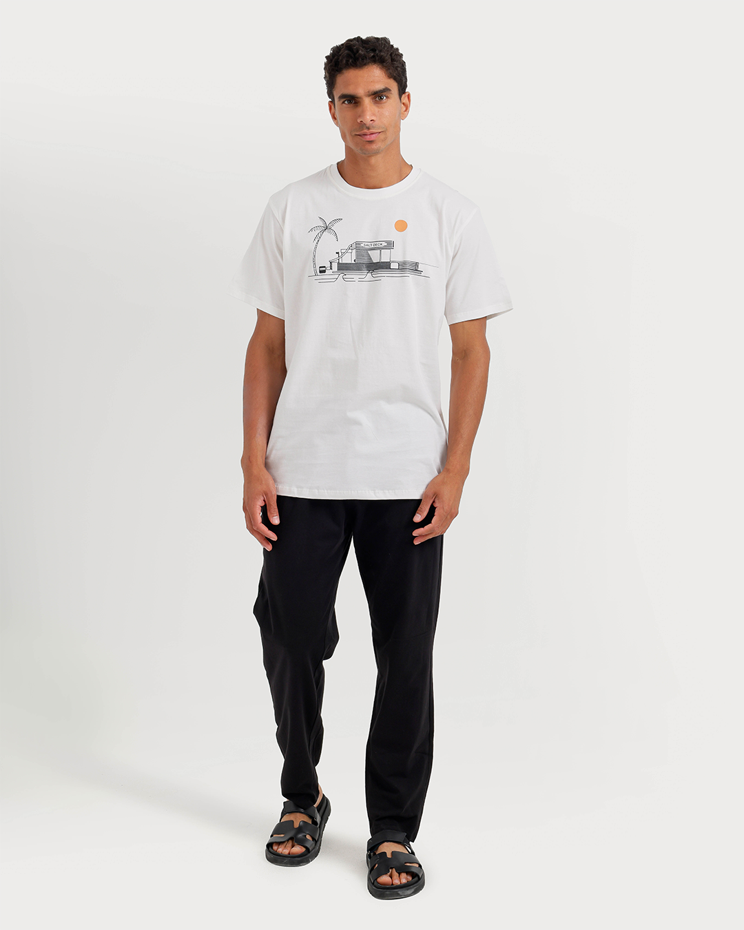 Men's Pajamas Half Sleeves with Pants