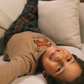 A Boy Autumn Vibes Pajama in Warm Colors