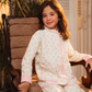 Quilted pajamas with floral print and pink details