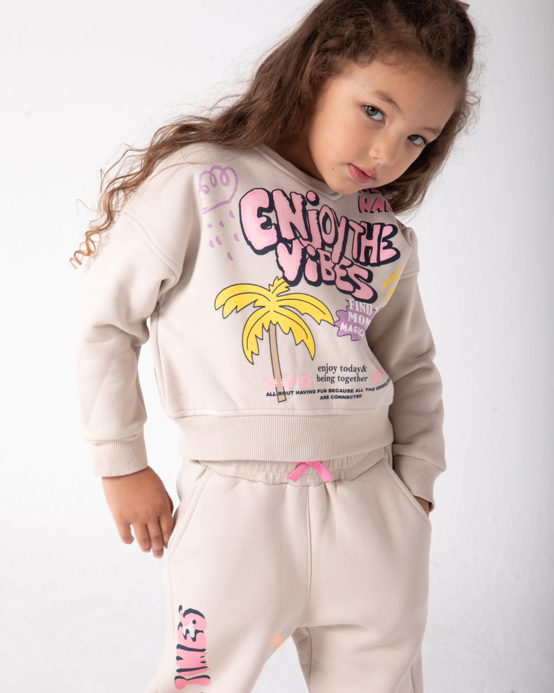 Enjoy the vibes girls pajamas