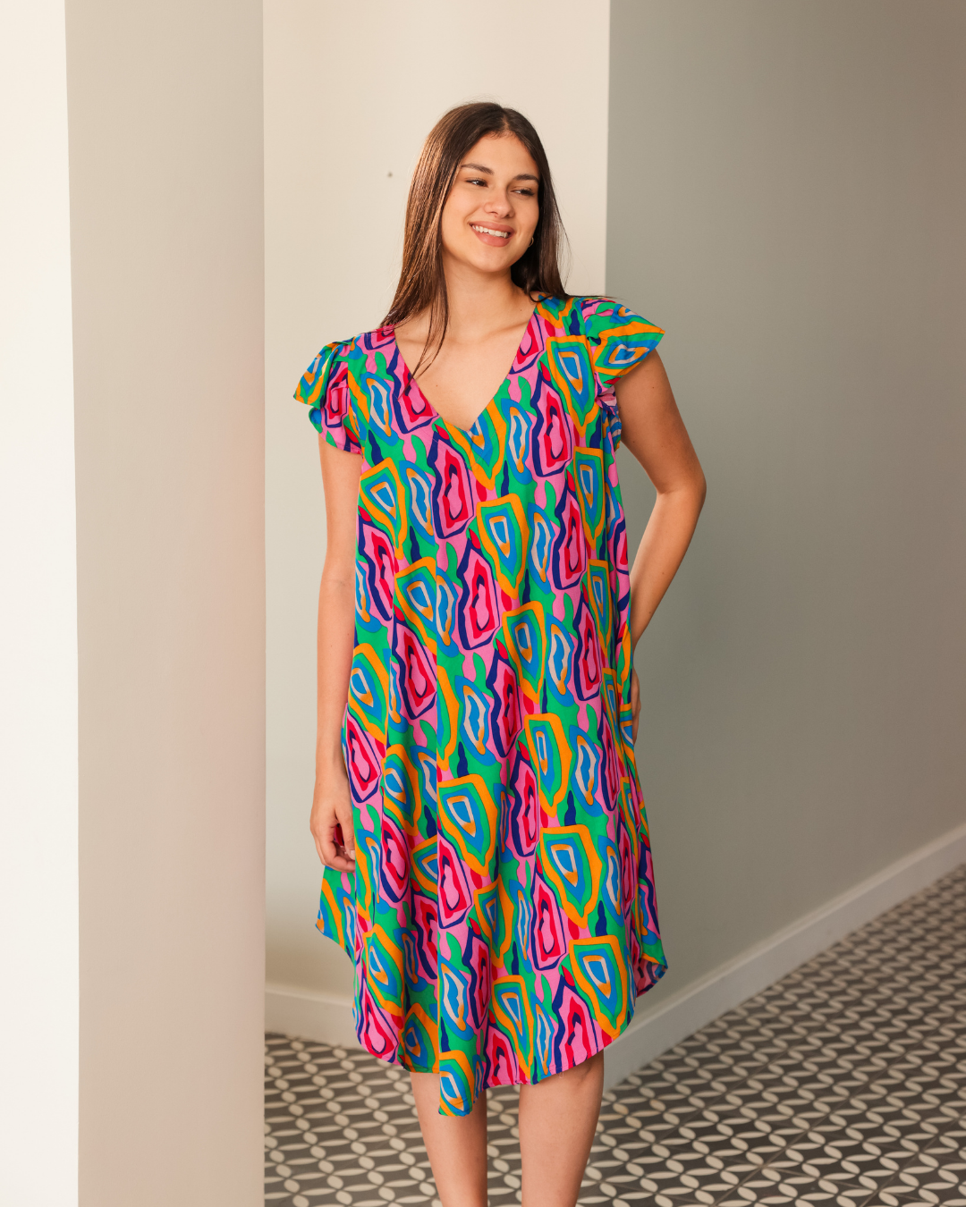 754 قميص فسكوز قصير