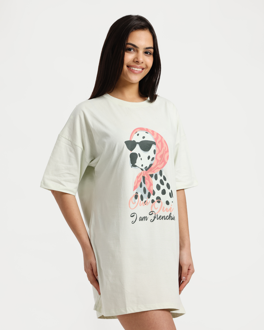 نايت شيرت حريمي الكلب المرح