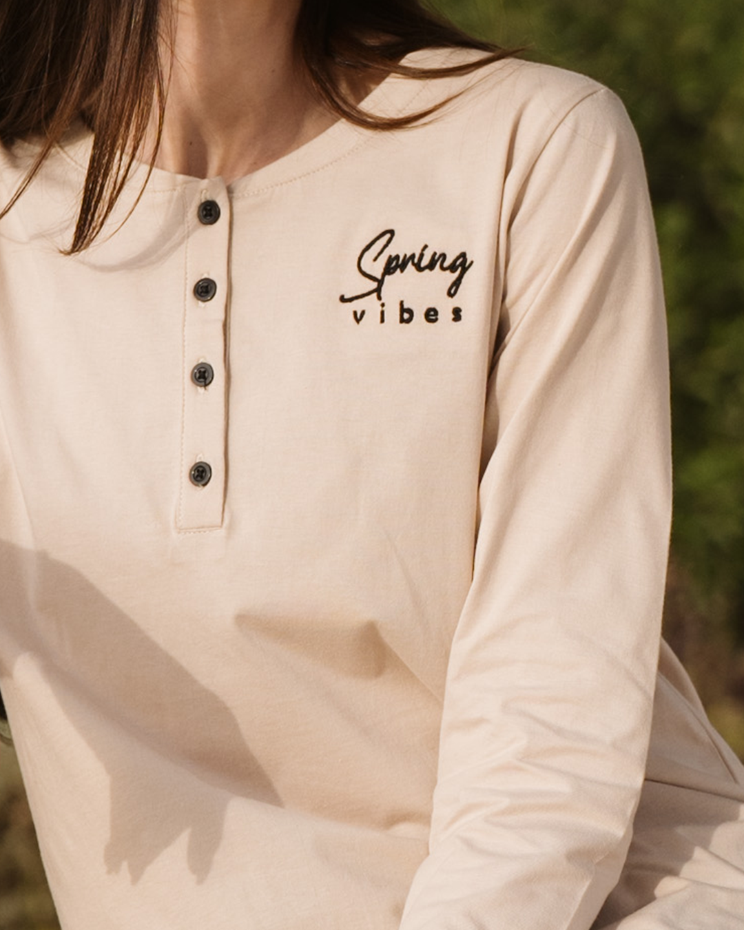 Arrows بيجاما حريمي كُم طويل و زراير