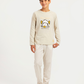 Junior boys' long-sleeve pajama with striped pants