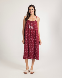 قميص نوم حماله ورود صغيره