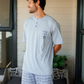 Printed top and shorts pajamas