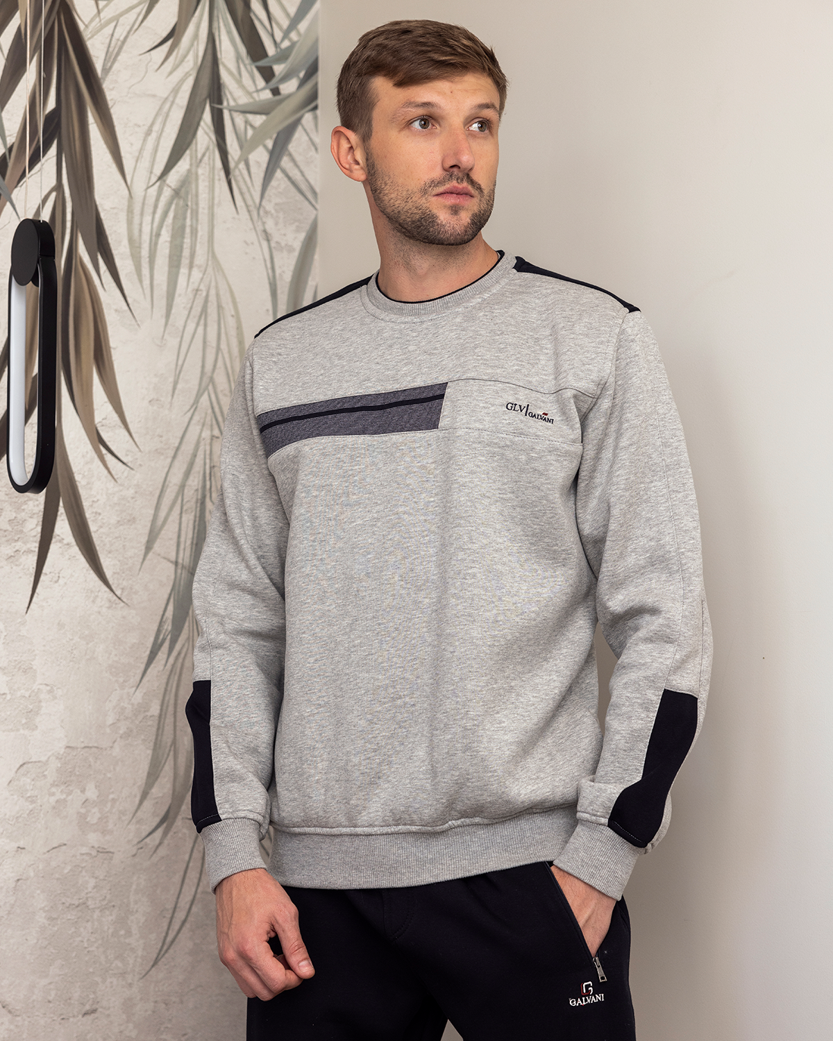 GLV Men's pajamas, Rwandan print on the chest